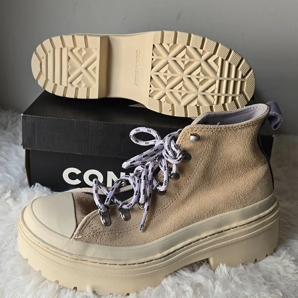 Converse CTAS Lugged Heel Hi Warm Quarry Style: A12898C US 7 - Picture 5 of 6